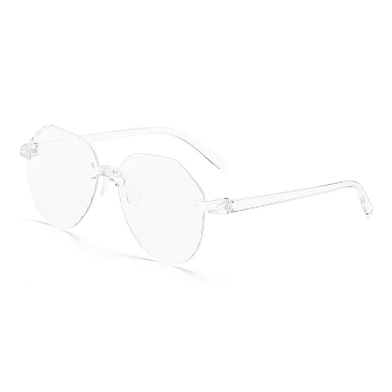 Ochelari de soare pentru copii, margine dantelată, rame colorate, protecție UV, design desen animat