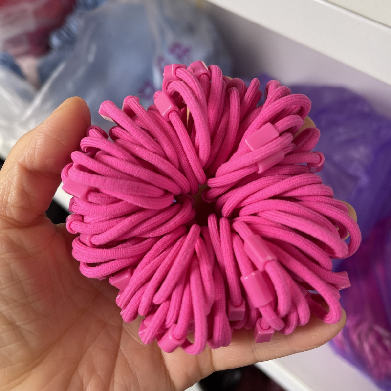 Candy színű gyerekeknek készült elasztikus hajgumi, kis méretű, DIY hajdísz kiegészítő