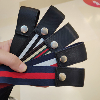 Cynthison 3 cm elastični kaiš za traperice, unisex, zatvaranje na snaps, najlonska omotnica oko struka, duljina 115 cm
