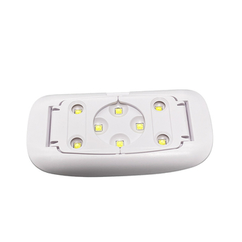12W-os magas teljesítményű körömlámpa 8 LED-del, UV-gél kötéshez, összecsukható LED-UV lámpa