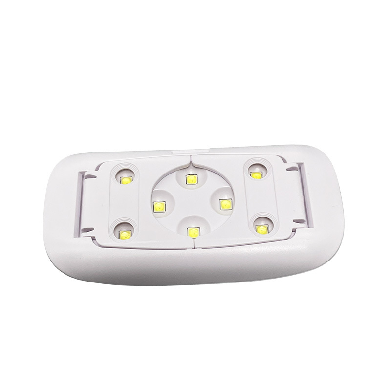 12W-os magas teljesítményű körömlámpa 8 LED-del, UV-gél kötéshez, összecsukható LED-UV lámpa