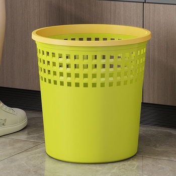 Koš za smeće za kućnu upotrebu, za studentski dom, velik kapacitet, otvoren dizajn bez poklopca, PET plastika, do 4 L