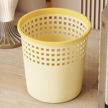 Koš za smeće za kućnu upotrebu, za studentski dom, velik kapacitet, otvoren dizajn bez poklopca, PET plastika, do 4 L