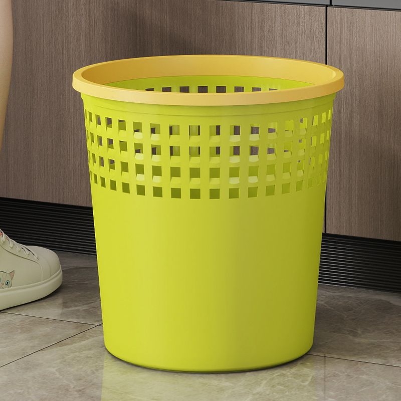 Koš za smeće za kućnu upotrebu, za studentski dom, velik kapacitet, otvoren dizajn bez poklopca, PET plastika, do 4 L