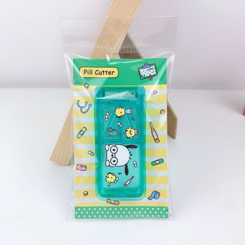 Kuromi i Stitch: prijenosna kutija za tablete s rezačem, slatka kutija za pohranu tableta
