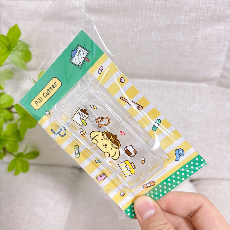Kuromi i Stitch: prijenosna kutija za tablete s rezačem, slatka kutija za pohranu tableta