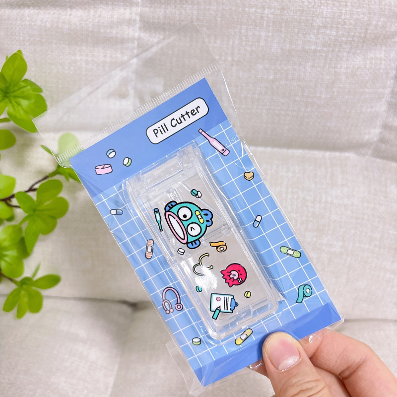 Kuromi i Stitch: prijenosna kutija za tablete s rezačem, slatka kutija za pohranu tableta