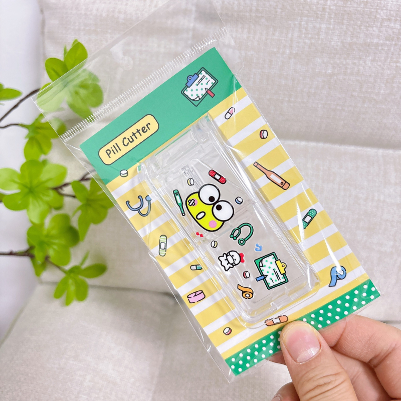 Kuromi i Stitch: prijenosna kutija za tablete s rezačem, slatka kutija za pohranu tableta