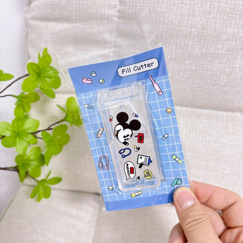 Kuromi i Stitch: prijenosna kutija za tablete s rezačem, slatka kutija za pohranu tableta