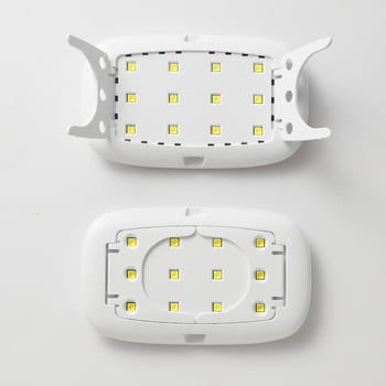 Új mini UV-LED manikűrlámpa, kettős fényforrással, egér alakú