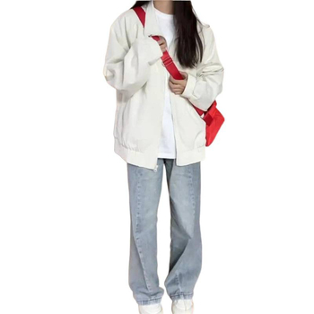 Ženska jakna s japanskim retro dizajnom, radna jakna za proleće i jesen, širok kroj, svestrana casual baseball jakna