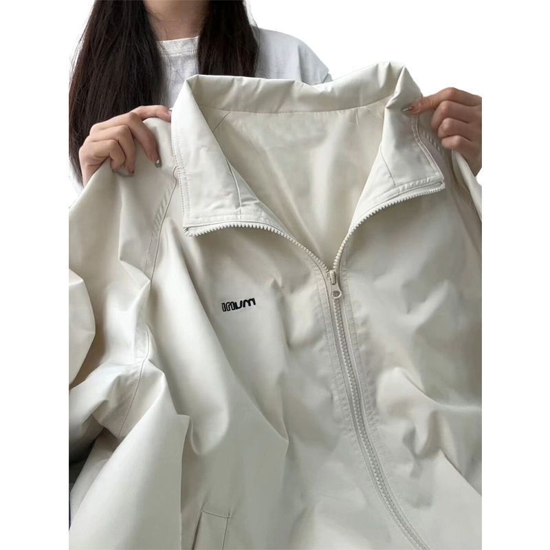 Ženska jakna s japanskim retro dizajnom, radna jakna za proleće i jesen, širok kroj, svestrana casual baseball jakna