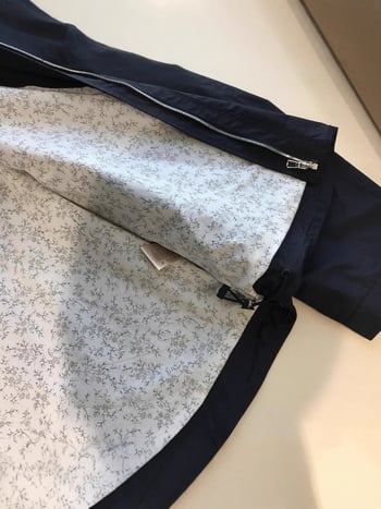 Korejska Plava: ženska vjetrovka i vodootporna jakna s kapuljačom, opuštena silueta, tkanina od šarenih vlakana, casual stil – G090914