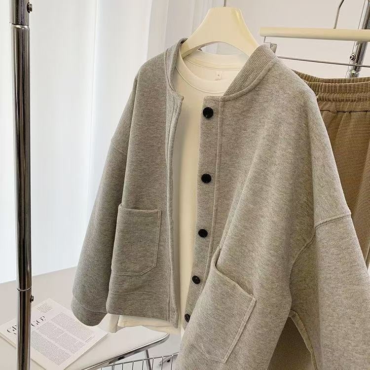 Ženska baseball jakna za proljeće i jesen, širok kroj, elegantan svakodnevni kardigan