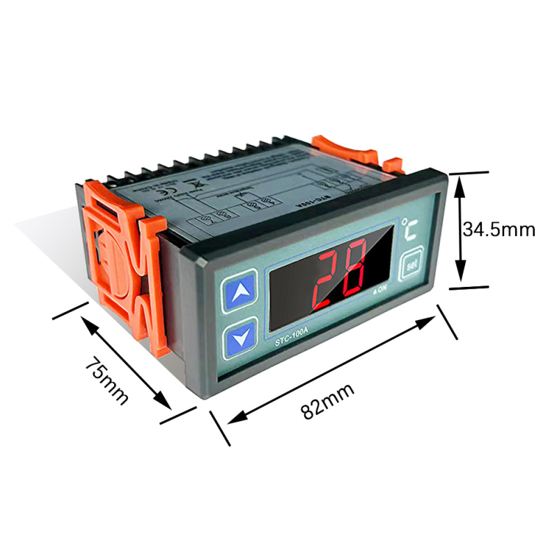 STC-100A digitalni termostat s prikazom temperature za hlađenje i grijanje