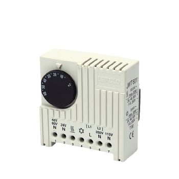 JWT6011 Upravljač temperature i vlage za ormarić, montaža na tračnicu, 24V