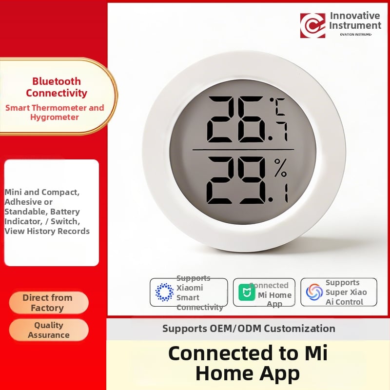 Bluetooth merací modul teploty a vlhkosti pre domáce použitie, diaľkové zaznamenávanie zmien teploty a vlhkosti cez mobilnú aplikáciu