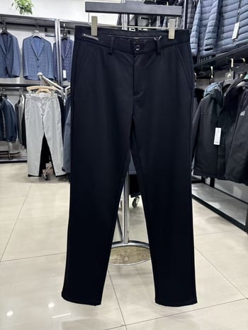 Haijia 328 Pantaloni de toamnă pentru bărbați, din amestec de lână, stil business casual, croială dreaptă, elastici, 3U251A