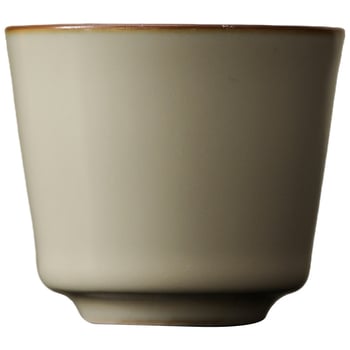 Porcelanska šalica za čaj Moon White, Ru kiln stil, mala osobna Gongfu šalica