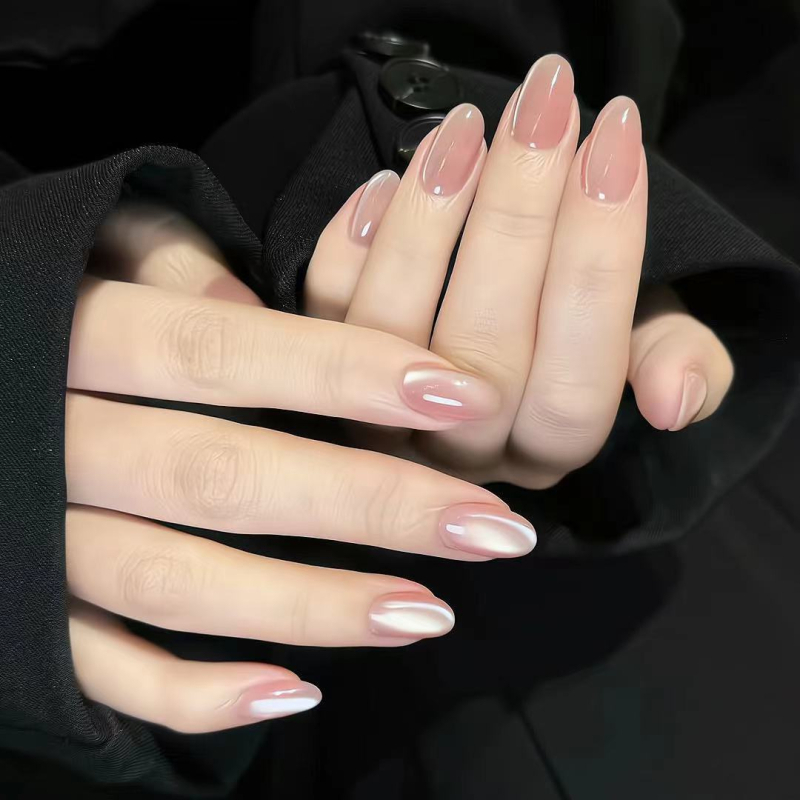 Cat-Eye francia körömdíszítő matricák – kézzel készített körömmatricák DIY manikűrhöz