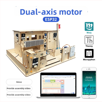 ESP32 IoT edukativni komplet za pametan kampus uz Mixly grafičko programiranje, upravljanje Wi-Fi i Bluetooth, Python