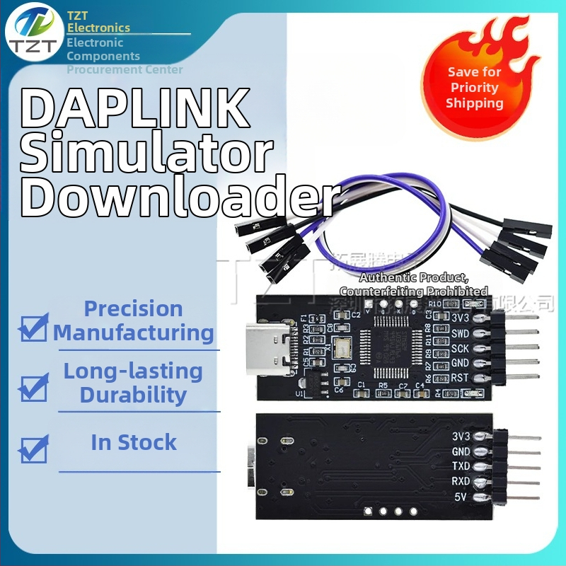 DAPLink náhrada za J-Link OB/ST-LINK pre STM32 programátor a downloader – TTL sériový port emulátor ARM