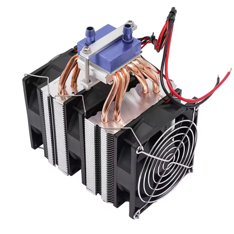 Haihua 180W полупроводников охладителен комплект за малки аквариуми, 12V, 10–30 л, охладител с контрол на температурата