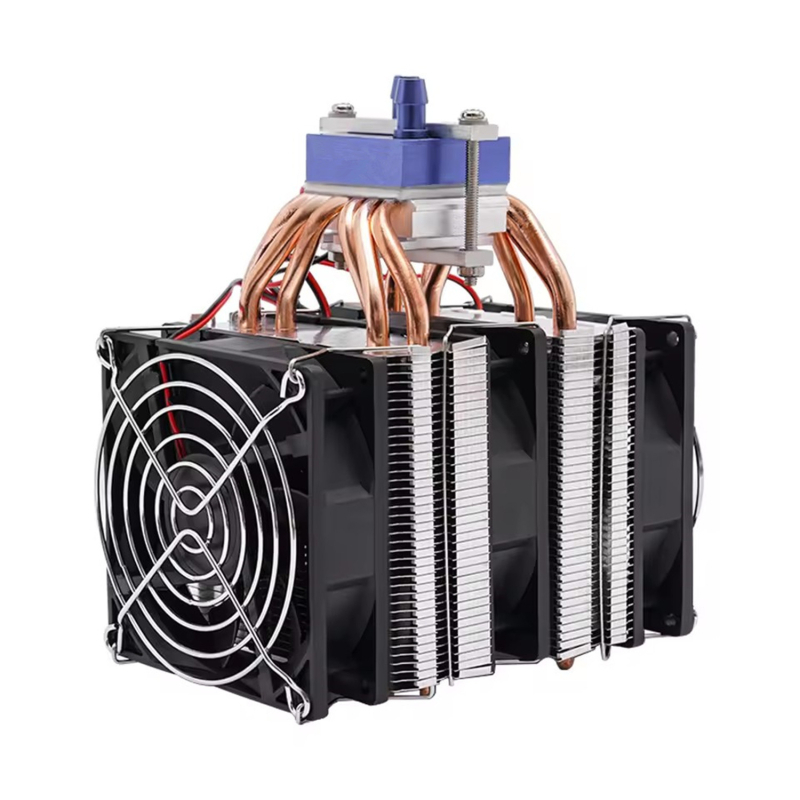 Haihua 180W полупроводников охладителен комплект за малки аквариуми, 12V, 10–30 л, охладител с контрол на температурата
