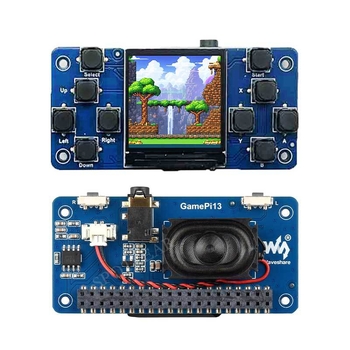 Raspberry Pi 1,3-инчов LCD дисплей за Zero 2W, 3B, 4B, Pi 5, RP2040 PiZero