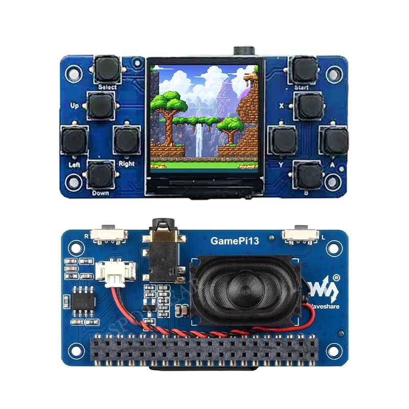 Raspberry Pi 1,3-инчов LCD дисплей за Zero 2W, 3B, 4B, Pi 5, RP2040 PiZero