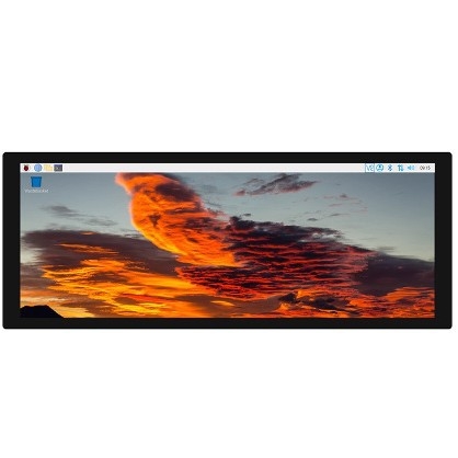 Weixue 9,3-inčni IPS LCD dodirni ekran za kućište računala – sekundarni zaslon, kompatibilan Raspberry Pi 5