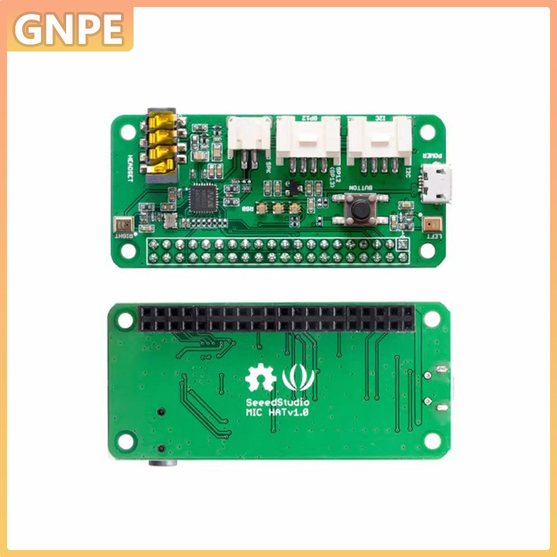 Μονάδα φωνής ReSpeaker για Raspberry Pi με ευφυή αναγνώριση φωνής, συμβατή με Raspberry Pi 4B/3B/3B+