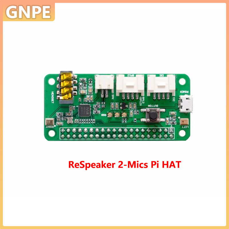 Μονάδα φωνής ReSpeaker για Raspberry Pi με ευφυή αναγνώριση φωνής, συμβατή με Raspberry Pi 4B/3B/3B+