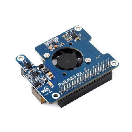 Proširena ploča PoE HAT za Raspberry Pi 5 s ugrađenim ventilatorom za hlađenje