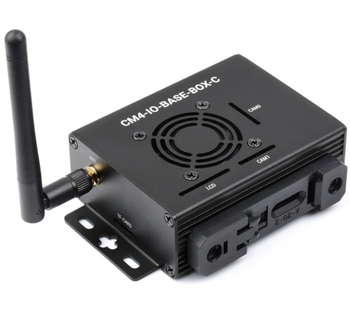 CM4-IO-BASE-BOX-C Raspberry Pi Compute Module Mini Host s ugrađenom Micro Snow IO pločom – HDMI 4K, Gigabit Ethernet, 40-pin GPIO, dvostruke MIPI-CSI kamere, LCD sučelje