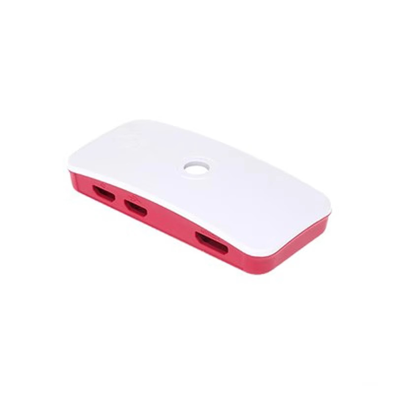 Оригинален корпус за Raspberry Pi Zero / Zero 2W, прахоустойчив, червено-бял, марка Lixing