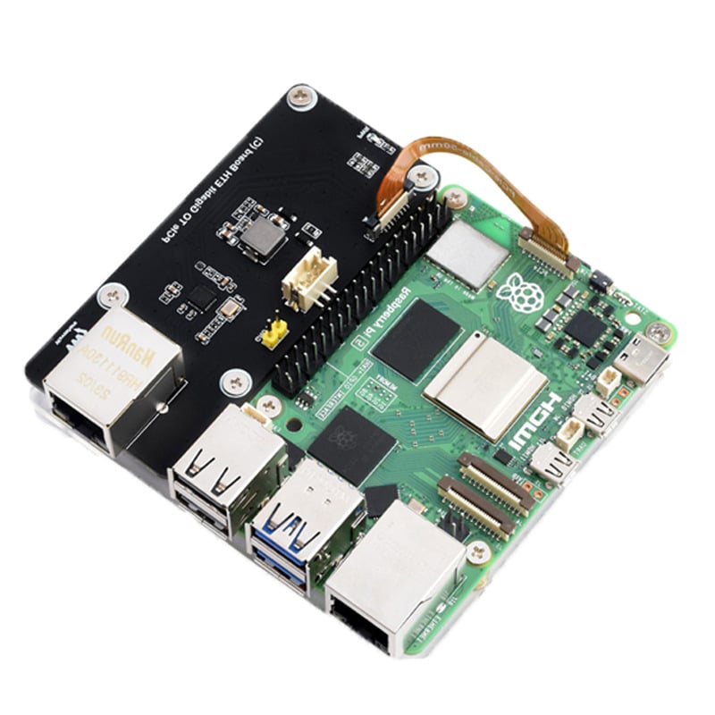 Raspberry Pi 5 PCIe към гигабитен Ethernet RJ45 адаптер RTL8111H без драйвер
