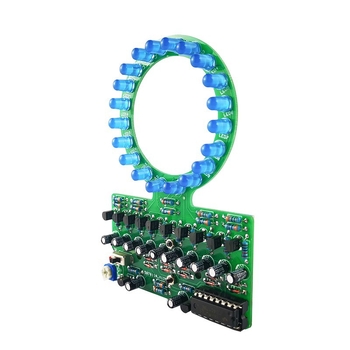 CD4017 kör alakú gradient LED futó fény DIY elektronikai készlet TJ-56-522