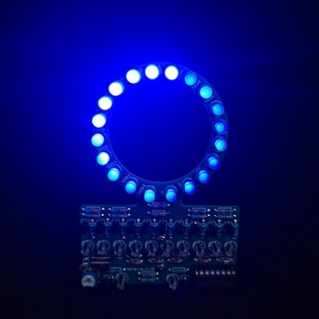 CD4017 kör alakú gradient LED futó fény DIY elektronikai készlet TJ-56-522