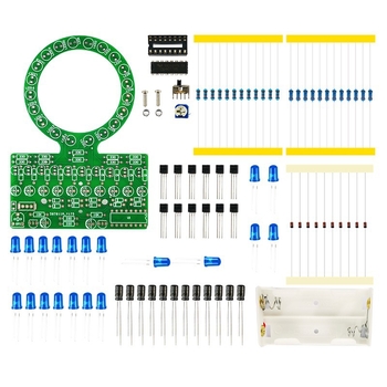 CD4017 kör alakú gradient LED futó fény DIY elektronikai készlet TJ-56-522