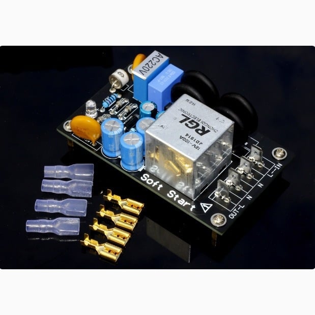 Protecție împotriva trăsnetelor pentru alimentare 220V: placă de pornire lină, releu de mare putere 100A, în stoc