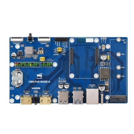 Raspberry Pi CM5 matična ploča IO proširenje s PoE za Compute Module 5