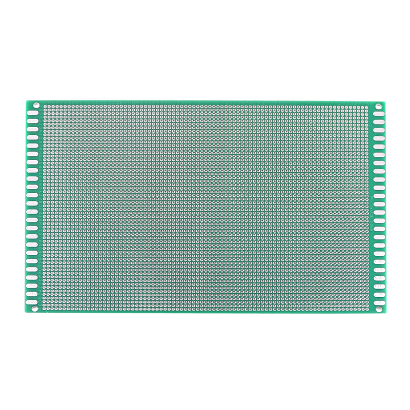 KHX dvostruka PCB prototipska pločica, perforirana pločica za prototipiranje, veličina 12×18 cm, FR-4, premaz olovo-kalajsko
