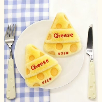 2026-os új modell Cheese Powder Puff – bársonyos sminkszivacs, száraz és nedves használatra, egyedi gyártású