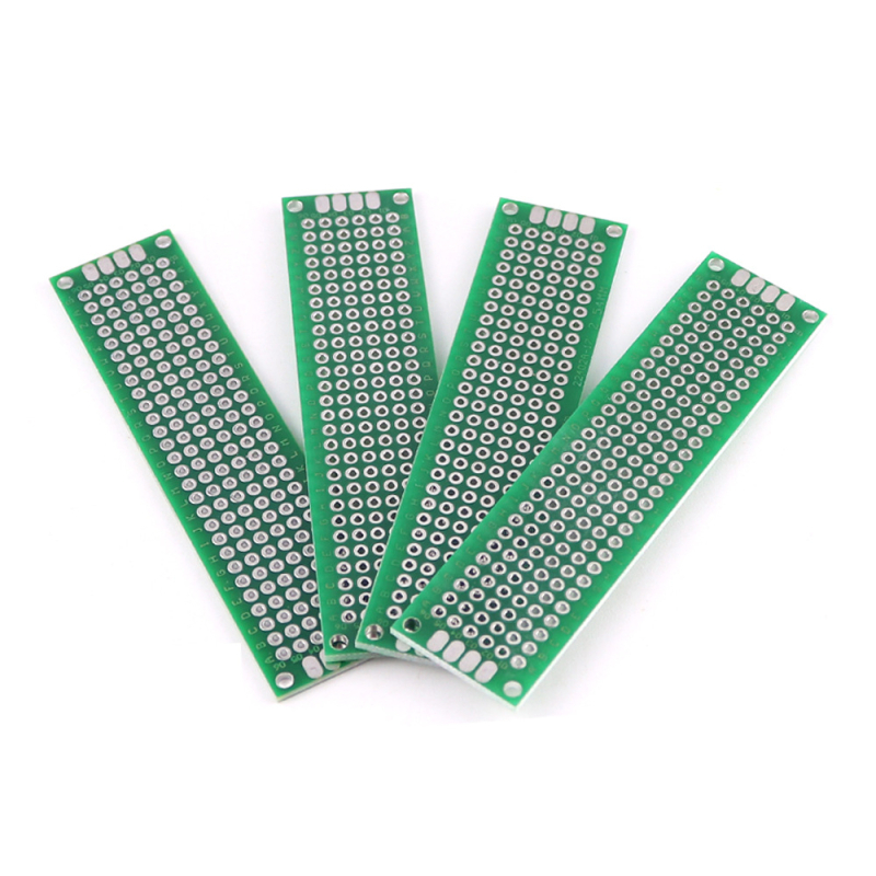 KHX dvostruka FR-4 perforirana prototipska pločica, 10×15 cm, tinov premaz