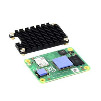 Raspberry Pi CM4 hűtő Compute Module 4 alaplaphoz, alumínium radiátor termos vezető ragasztó eszközzel