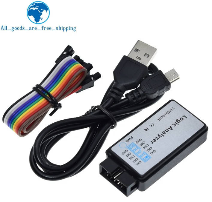 USB logički analizator za mikrokontrolle, debugging ARM i FPGA — 24 MS/s uzorkovanje, 8 kanala