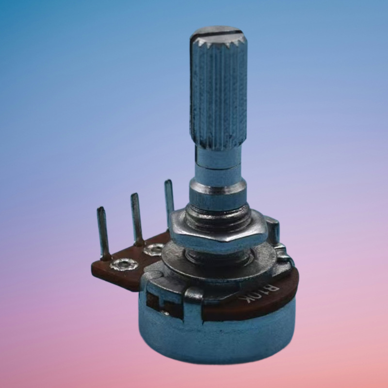 Potenciometru cu picioare arcuite, cu un singur canal, B10K/B50K, pentru reglarea vitezei ventilatorului și a umidificatorului, rezistor reglabil