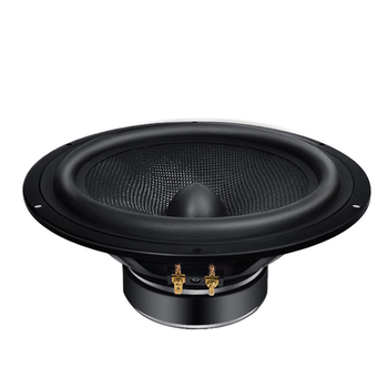 8-inčni subwoofer od karbonskih vlakana u obliku kugle za auto audio sustav, 6 Ω, 50/80 W, zvučnik s rogom bez gubitaka