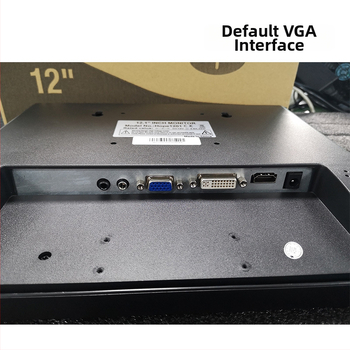 12,1-palcový LCD monitor 4:3 pre kancelárske a domáce použitie, VGA vstup, POS displej